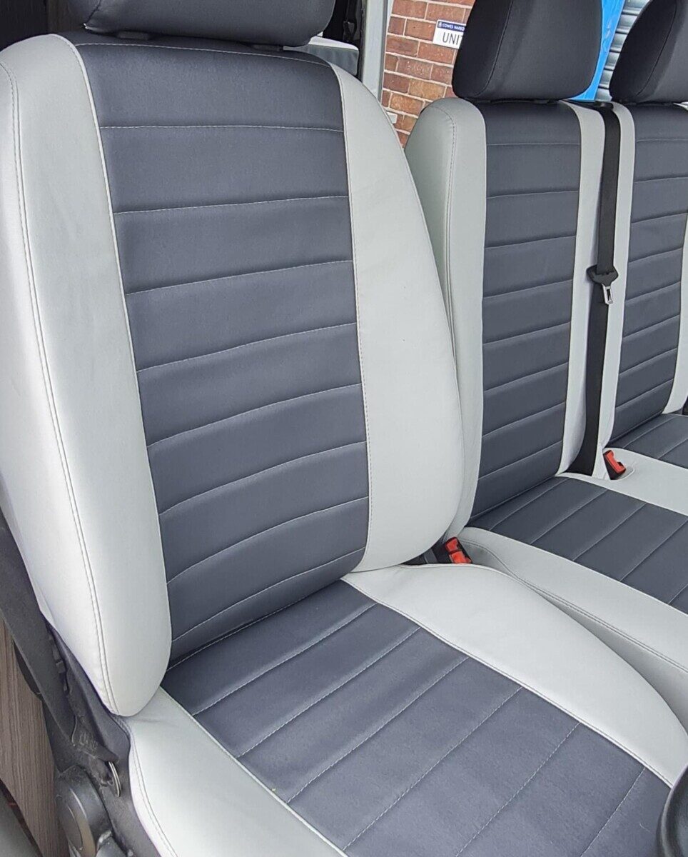 Resprayed car interior with bespoke upholstery